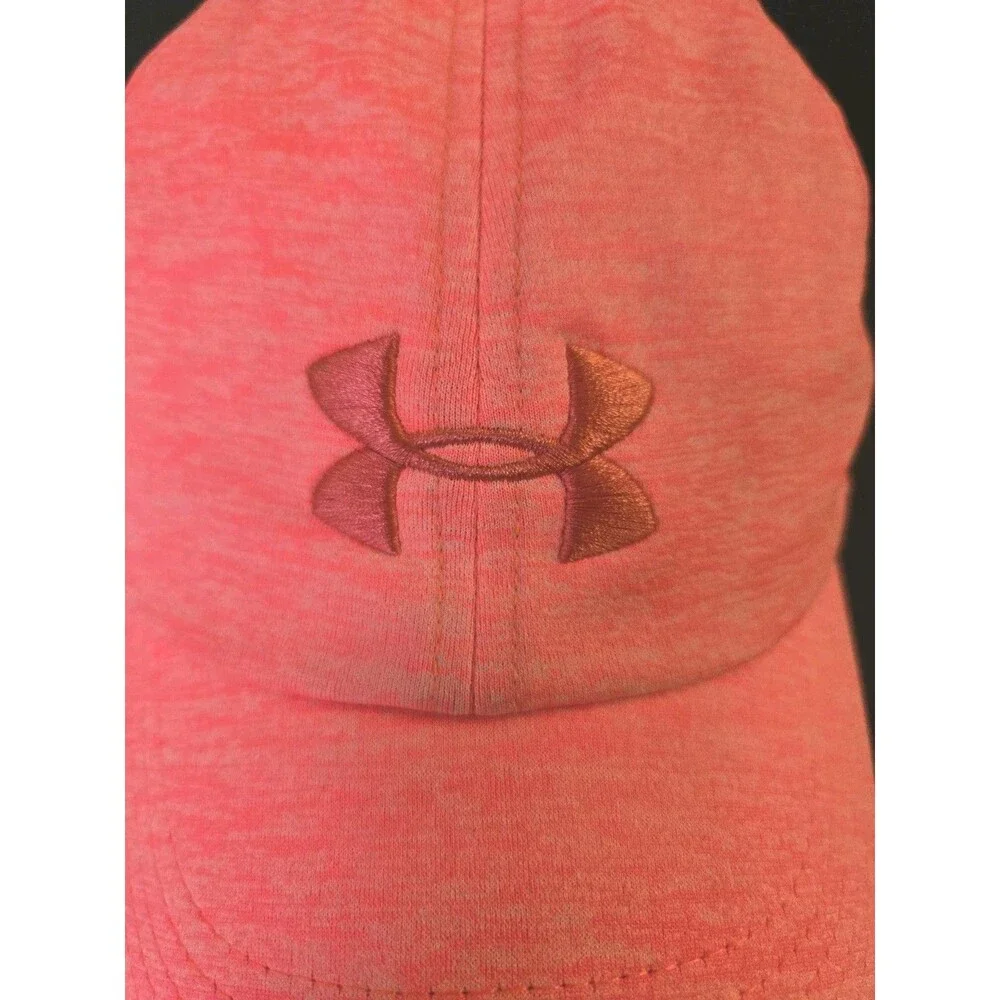 Under Armour Hat - Baseball Cap- Pink Adjustable Strap Back